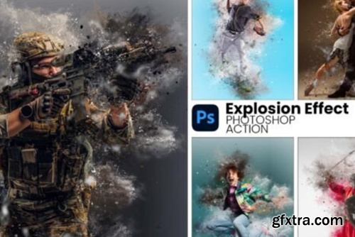 Explosion Effect Photoshop Action