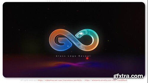 Videohive Abstract Glass Logo Reveal 55776660