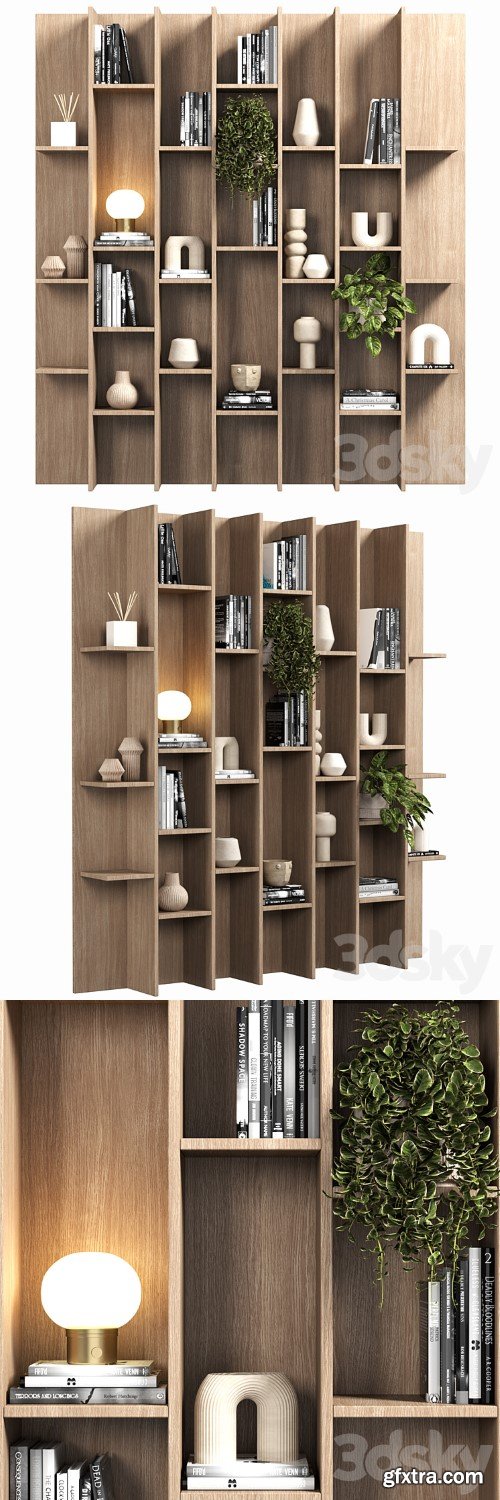 Cabinet with shelves 088