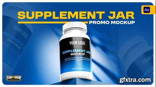 Videohive Supplement Jar Promo Mockup 55804068