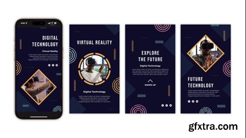 Videohive Minimal Technology Instagram Stories 55806282