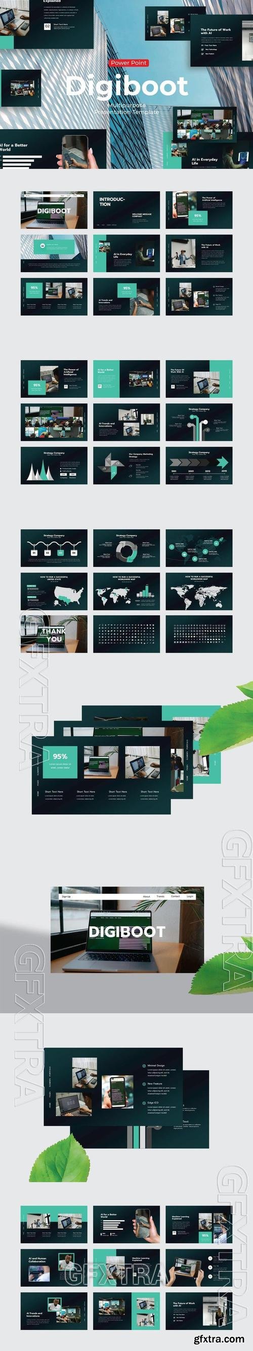 Digiboot - PowerPoint Template NGN79RX