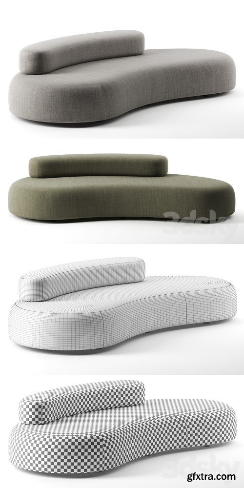 Bubble Rock sofa by Living Divani