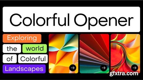 Videohive Colorful Opener 55777093