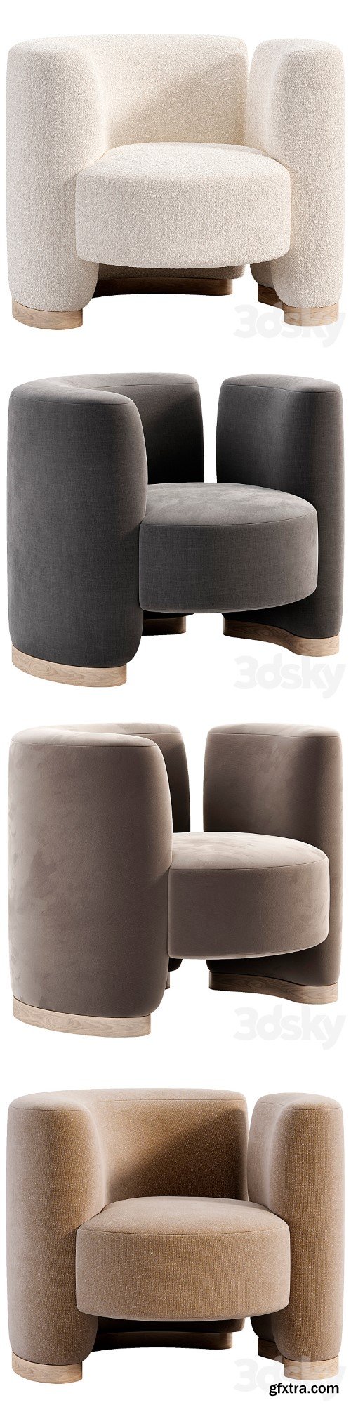 Candelaria Contemporary Armchair