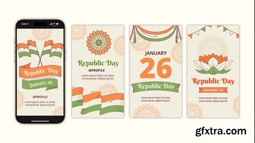 Videohive Indian Republic Day Instagram Stories 55825254