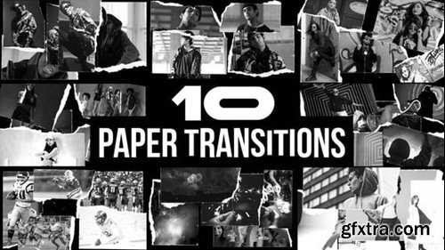 Videohive Paper Style Freeze Frame Transition 55822772