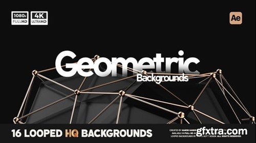 Videohive Geometric Backgrounds 55830101