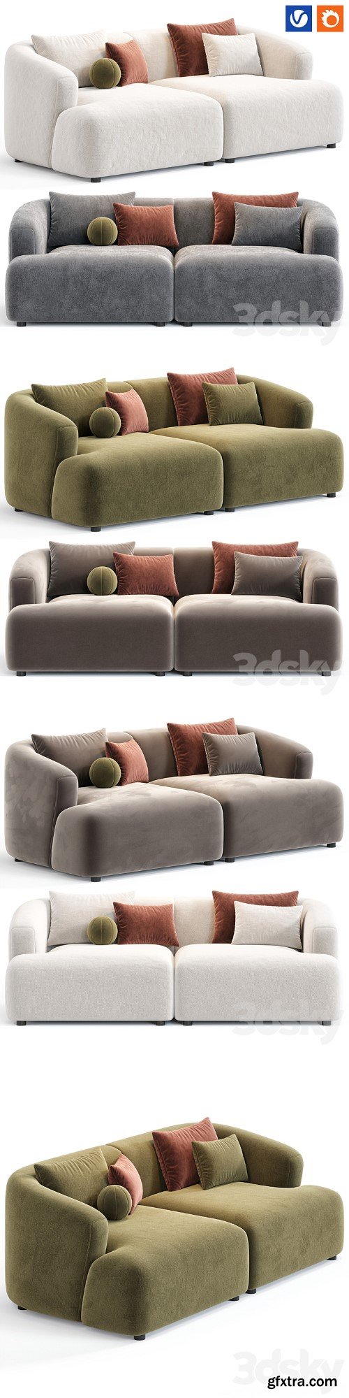 Sofia 2 Plazas Sofa By Westwing