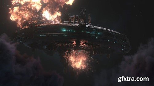 Pixel Front - the Mothership – Lighting & Compositing in Houdini, Arnold & Nuke