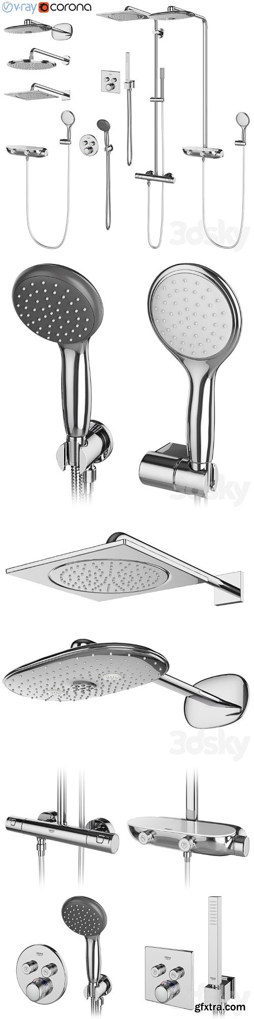 Shower systems GROHE set 96