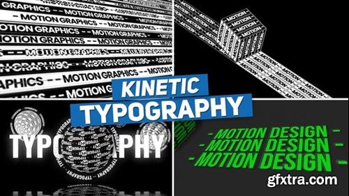 Videohive Kinetic Typography Pack - looping animation 55834742