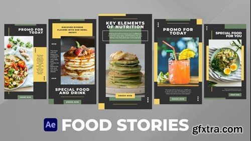 Videohive Food Stories for After Effects 55833814