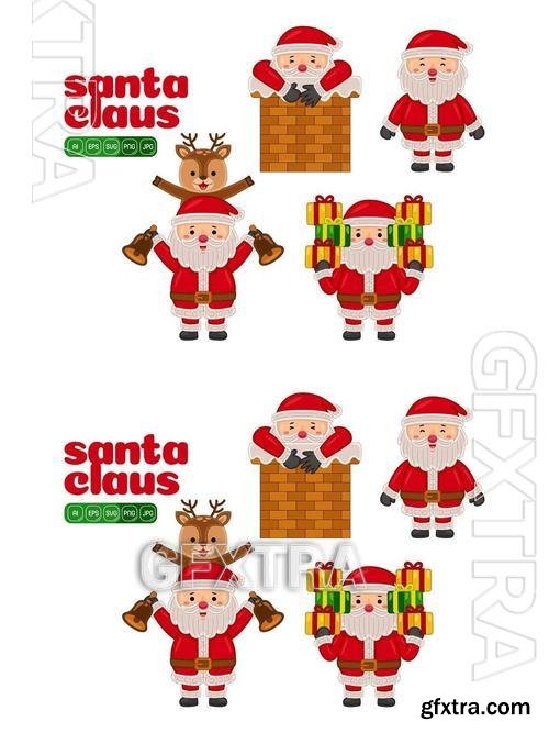 Santa Claus Character Vector Pack #06 NPLL9R8