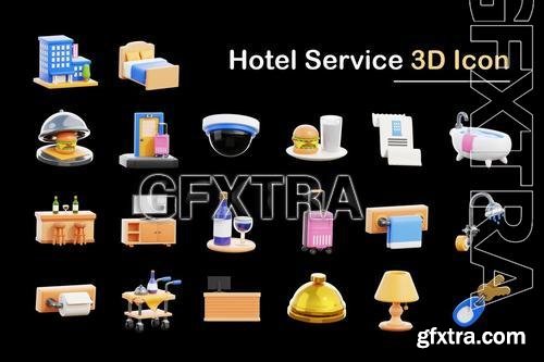 Hotel Service 3D Icon XVV8PXN