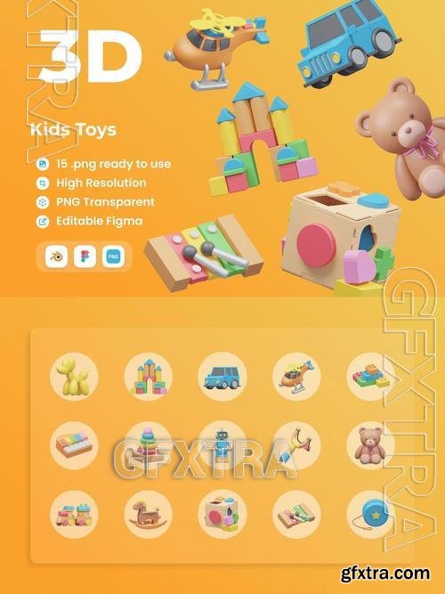 Kids Toy 2 - 3D Illustratation JJCX7ND