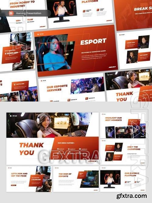 Gaming Presentation PowerPoint Template MRZGVYG