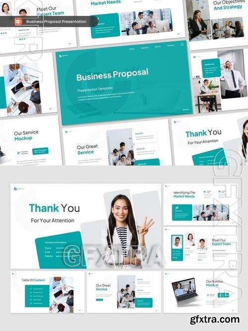 Business Proposal Presentation PowerPoint V4MQVH9