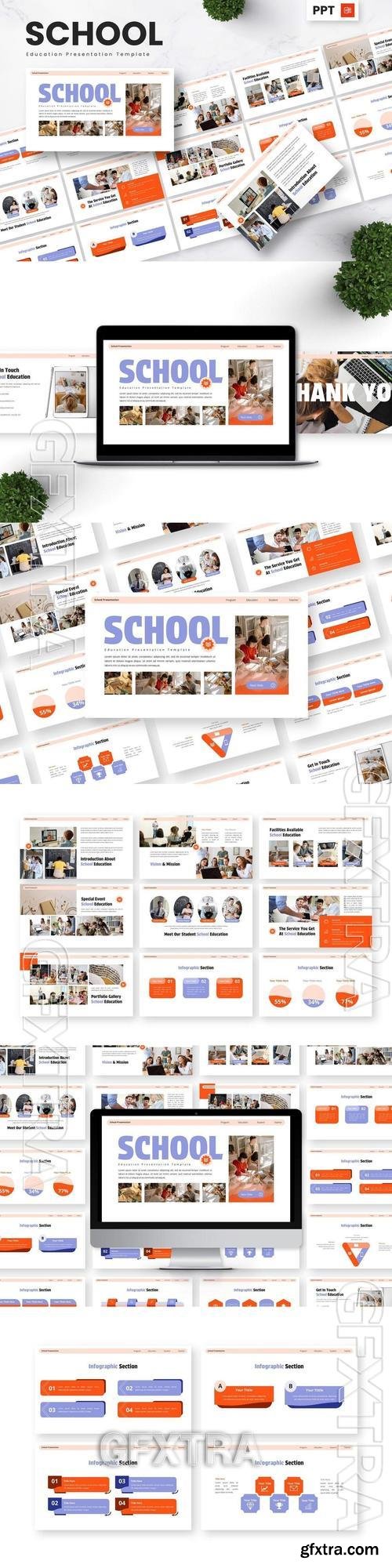 School - Education Powerpoint Templates GKUZX3G