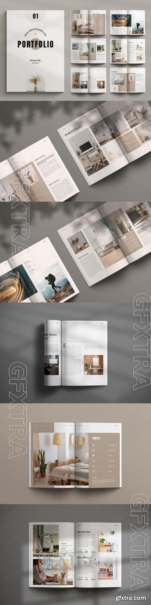 Portfolio Magazine Template Leyout 3QPPHYV