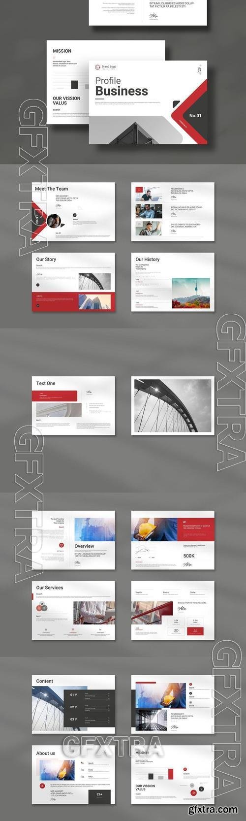 Company Profile Brochure Layout YCJWNA7