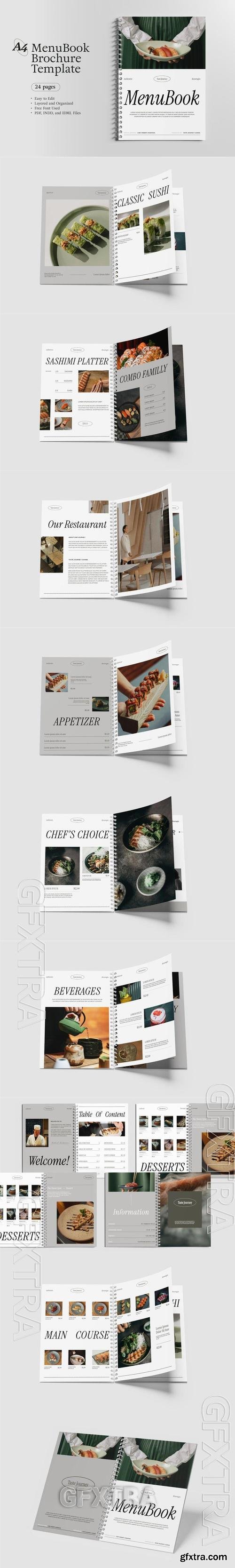 Clean Menu Book Template VW5S2PQ