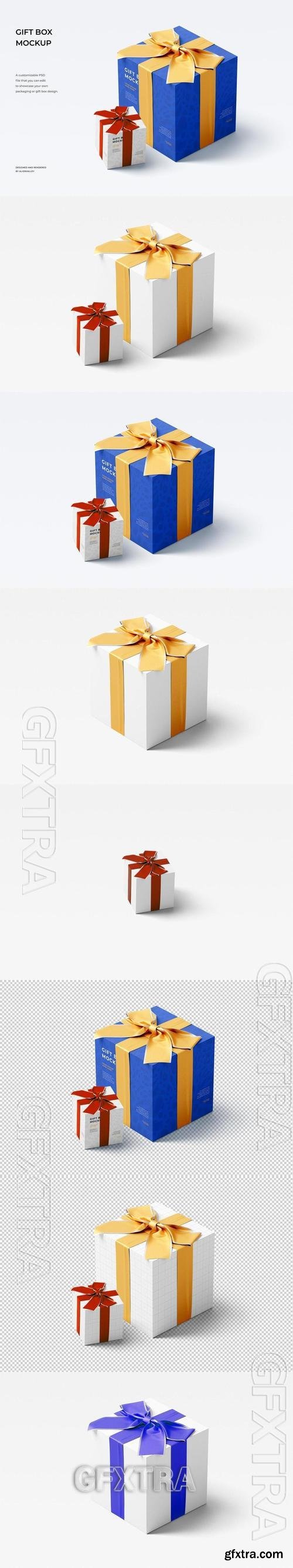 Gift Box Mockup MYB27QB