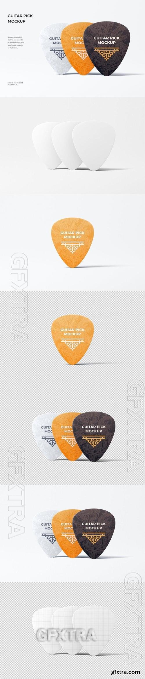 Guitar Pick Mockup BBUN5CG