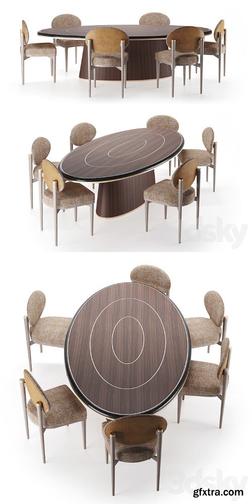 Frato Dining Table Bremen & Dining Chair Crete