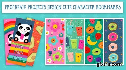 Procreate Projects: Design Cute Character Bookmarks