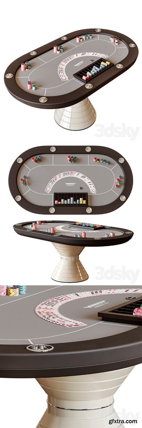 Vismara design poker table