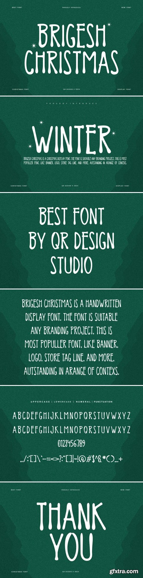 Brigesh Christmas Font