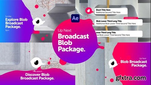 Videohive Broadcast Blob Package 34064654