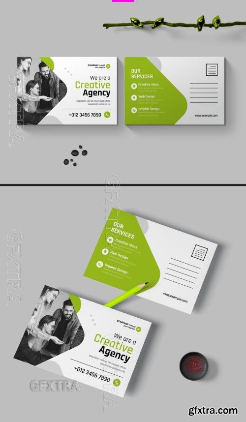 Business Post Card Template 763770955