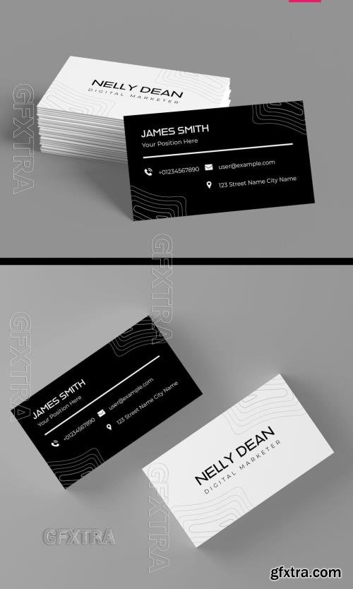 Business Card Layout 763770797