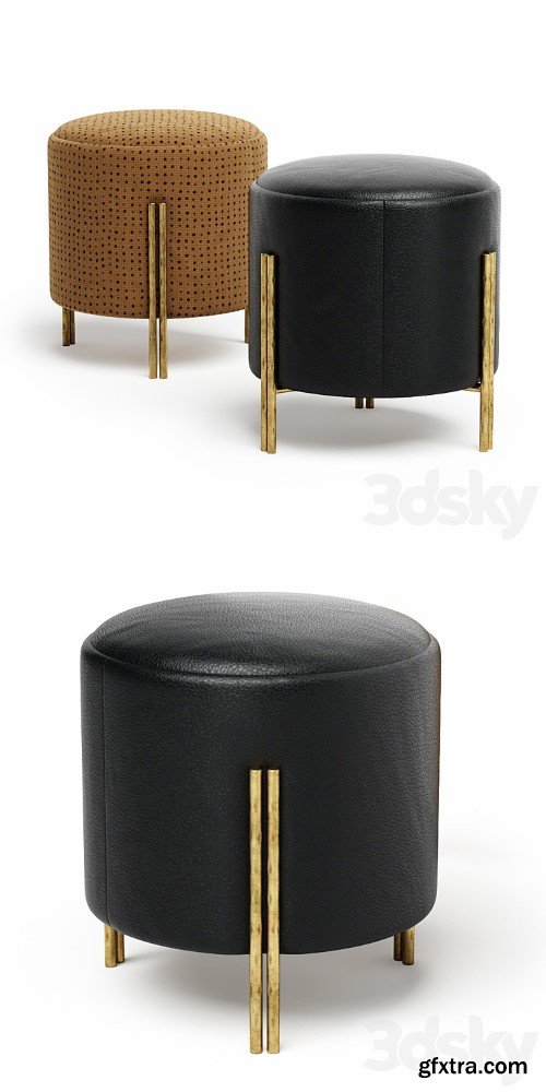 Kelly Wearstler MELANGE FOOT STOOL