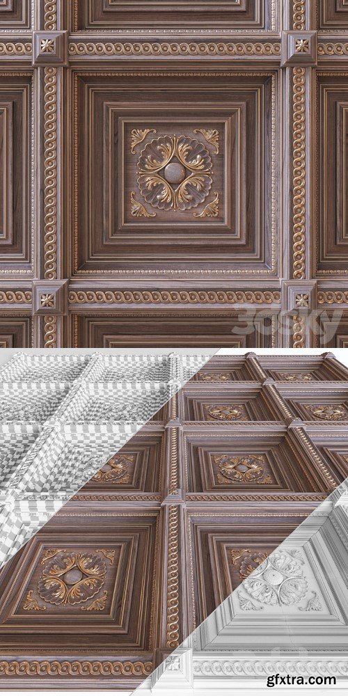 Coffered ceiling