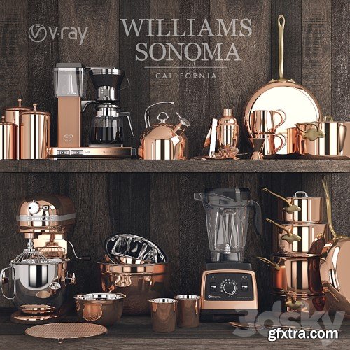 Williams Sonoma Copper Set