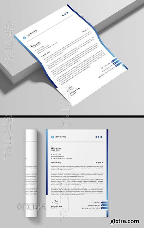 Letterhead Template Layout 749236429