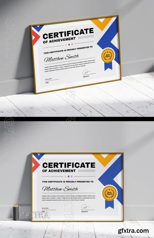 Creative Certificate Template 749236078