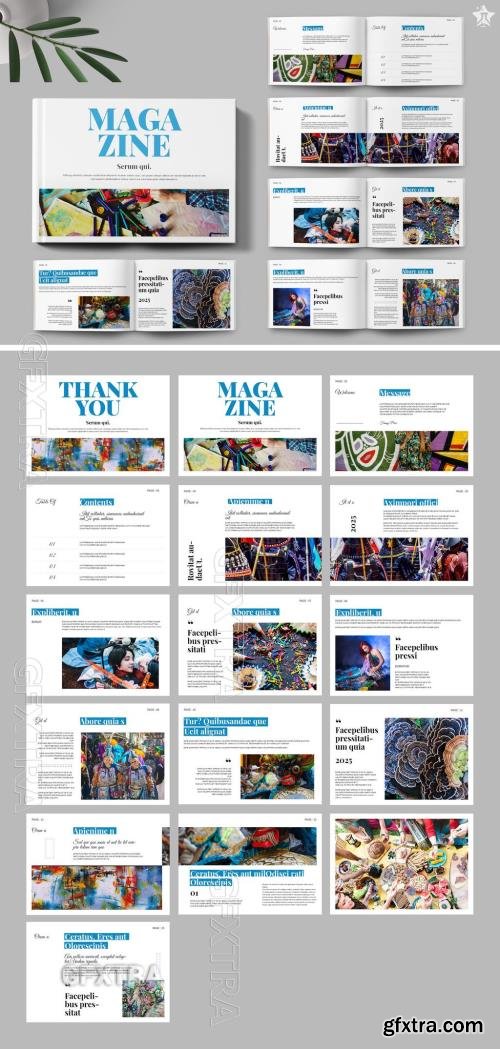 Magazine Layout Landscape 725480883