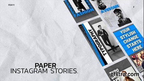 Videohive Paper Instagram Stories 55864764