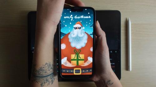 Udemy - Illustrate & Animate a Digital Christmas Greeting Card GIF