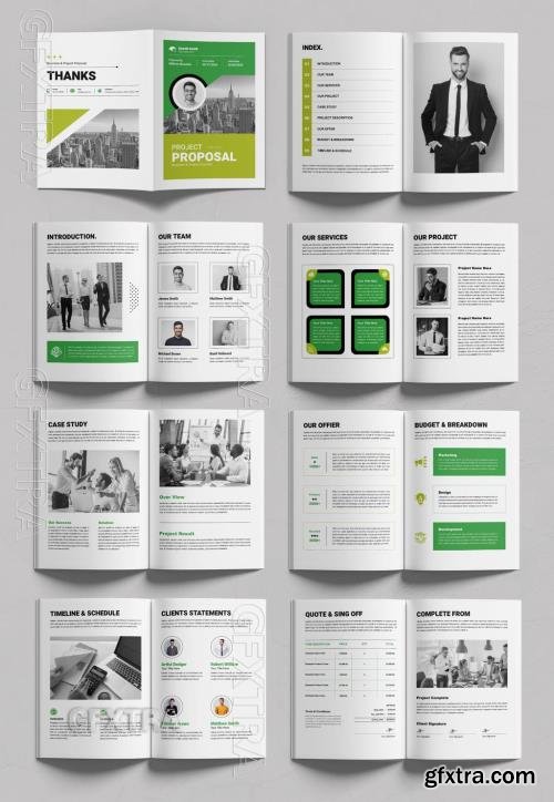 Brand Proposal Design Template Layout 749917986