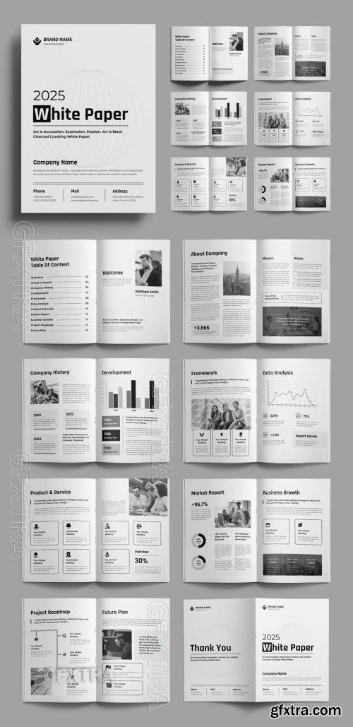 White Paper Template Design 749760565