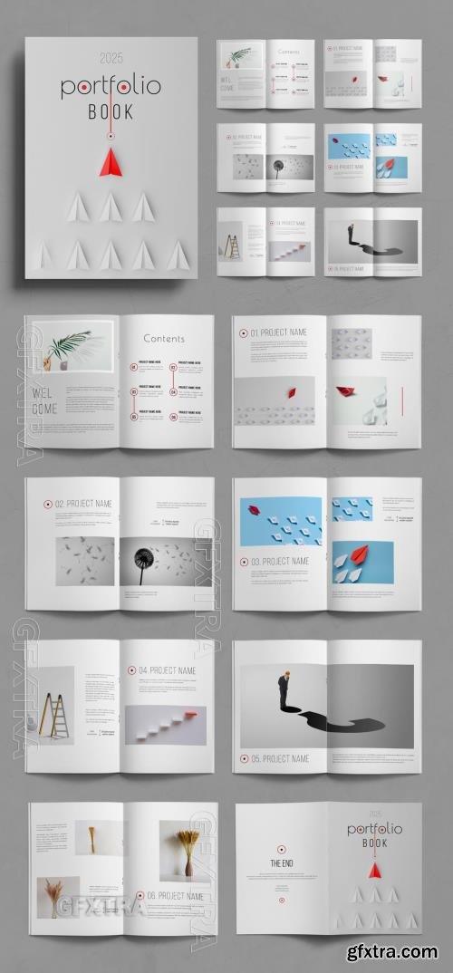 Portfolio Book Design Layout 749760365