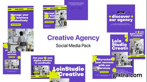 Videohive Creative Agency Social Media PACK 55886607