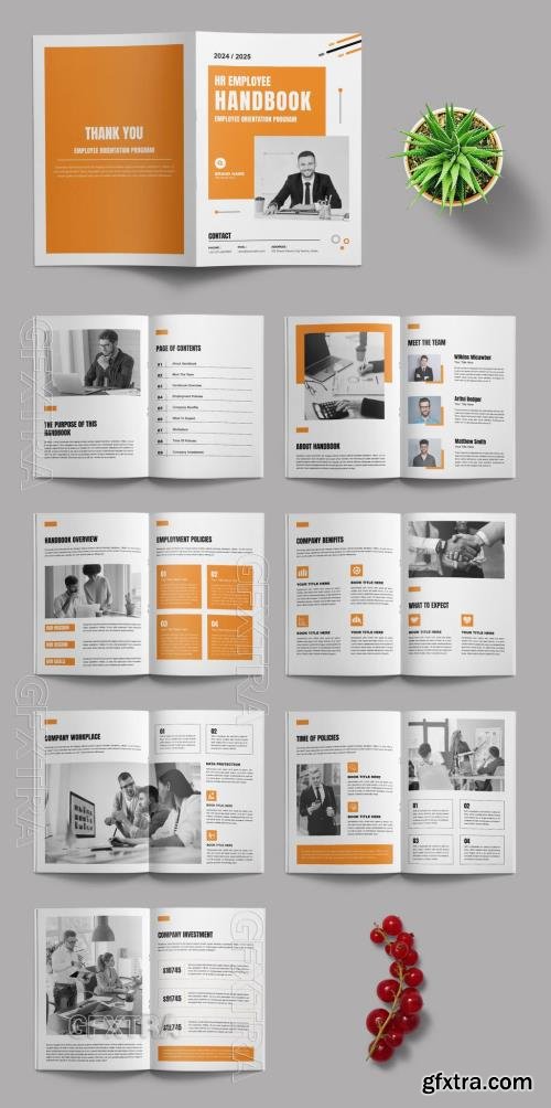 Employee Handbook Template Layout 749760223