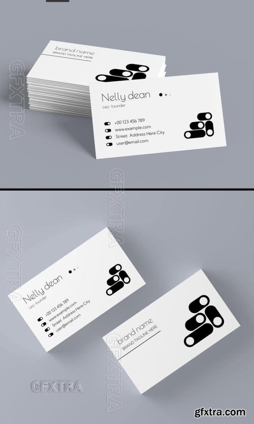 Minimalist Business Card Layout 762061643