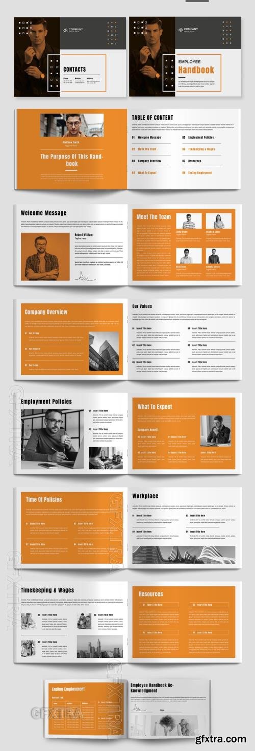 Employee Handbook Template Design 762061525